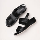 Women's platform Roman sandals, 2025 new style, cross-border Amazon, one-strap wedge heel casual sandals, open toe