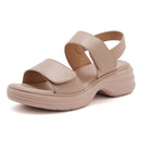 Casual Versatile Sandals with Velcro Thick Sole Women's Slippers