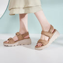 Platform Sandals, Lightweight, Non-slip, Comfortable, Casual Sports Velcro Women's Shoes