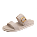 Women's sandals with a "walking on clouds" feel, perfect for summer 2025. Soft-soled, non-slip, beach shoes, stylish flip-flops for vacations