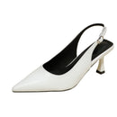 Women's genuine leather summer sandals, spring and summer open back design, fashionable, elegant, simple and sexy high heels.