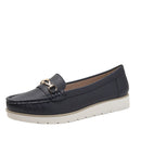 New Style Women's Slip-on Leather Shoes, Flat Single Shoes, Professional Casual Loafers F23-1