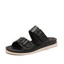 Comfortable, lightweight sandals, outdoor casual style, 2025 new style, fashionable buckle, versatile, non-slip, open toe, thick-soled vacation slippers