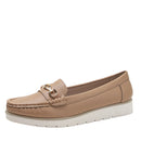 New Style Women's Slip-on Leather Shoes, Flat Single Shoes, Professional Casual Loafers F23-1