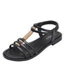 Roman Sandals, 2025 Summer New Bohemian Retro Hollow-out Flat Comfortable Travel Beach Shoes
