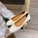 Toe Flat Granny Shoes Women's Single Shoes Commuter Low Mouth 2025 Spring