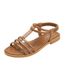 Roman Sandals, 2025 Summer New Bohemian Retro Hollow-out Flat Comfortable Travel Beach Shoes