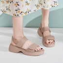 Casual Versatile Sandals with Velcro Thick Sole Women's Slippers
