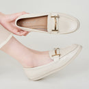 Buckle Unisex Women's Flat Shoes