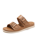 Comfortable, lightweight sandals, outdoor casual style, 2025 new style, fashionable buckle, versatile, non-slip, open toe, thick-soled vacation slippers