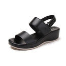 Women's platform Roman sandals, 2025 new style, cross-border Amazon, one-strap wedge heel casual sandals, open toe