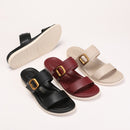 Women's sandals with a "walking on clouds" feel, perfect for summer 2025. Soft-soled, non-slip, beach shoes, stylish flip-flops for vacations